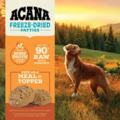 Acana Turkey Recipe Patties Grain-Free Freeze-Dried Dog Food & Topper 14-oz -Mutts And Co-us 3AcanaTurkeyRecipePattiesGrain FreeFreeze DriedDogFood Topper14 oz