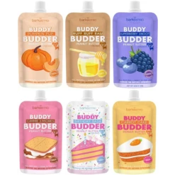 Bark Bistro Ruff Ruff Raw Budder Dog Peanut Butter Squeeze Packs 4oz 7 Bark Bistro Ruff Ruff Raw Budder Dog Peanut Butter Squeeze Packs 4oz -Mutts And Co-us 3BarkBistroBudderSqueezePacks4oz