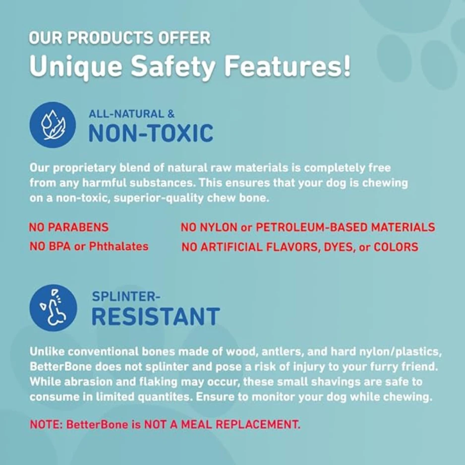 BetterBone Hard Density All-Natural Dog Toy Beef 5 BetterBone Hard Density All-Natural Dog Toy Beef - Image 3