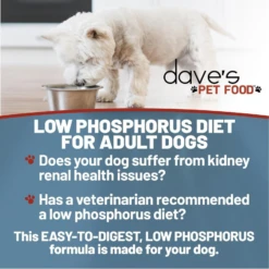 Dave's Pet Food Restricted Phosphorus & Kidney Support Tuna Dinner Canned Dog Food, 13.2-oz -Mutts And Co-us 3Dave sPetFoodRestrictedPhosphorus KidneySupportTunaDinnerCannedDogFood 13.2 oz