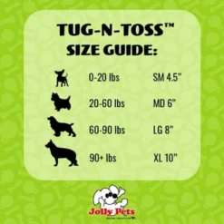 Jolly Pets Tug-N-Toss Blue 7 Jolly Pets Tug-N-Toss Blue -Mutts And Co-us 3JollyPetsTug N TossBlue