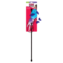 KONG Active Feather Teaser Cat Toy, Assorted Colors