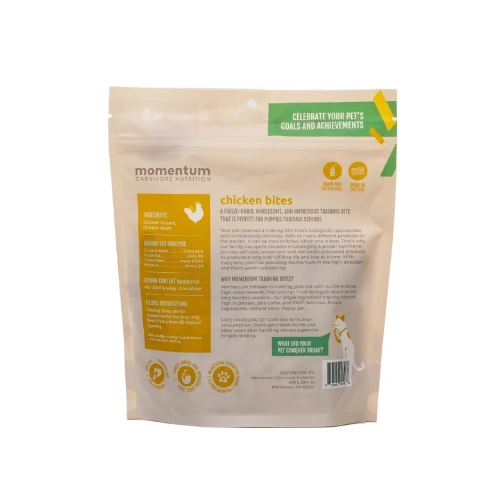 Momentum Freeze-Dried Chicken Training Bites Dog And Cat Treat 2.5oz 5 Momentum Freeze-Dried Chicken Training Bites Dog And Cat Treat 2.5oz - Image 3