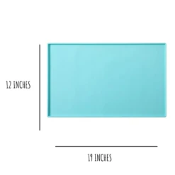 Park Life Designs Silicone Mess Free Placemat Blue -Mutts And Co-us 3ParkLifeDesignsSiliconeMessFreePlacematBlue