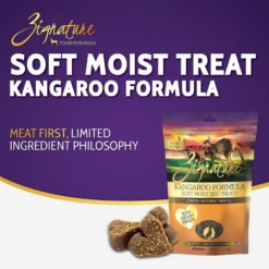 Zignature Kangaroo Formula Soft & Chewy Dog Treats 4 Oz -Mutts And Co-us 3ZignatureKangarooFormulaSoft ChewyDogTreats4oz