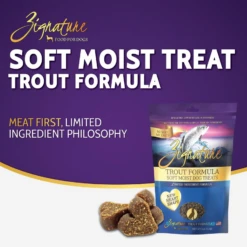 Zignature Trout Formula Soft & Chewy Dog Treats 4 Oz 8 Zignature Trout Formula Soft & Chewy Dog Treats 4 Oz -Mutts And Co-us 3ZignatureTroutFormulaSoft ChewyDogTreats4oz