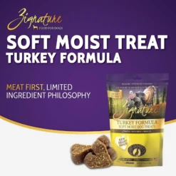 Zignature Turkey Formula Soft & Chewy Dog Treats 4 Oz -Mutts And Co-us 3ZignatureTurkeyFormulaSoft ChewyDogTreats4oz
