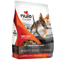 Nulo Freestyle Grain-Free Turkey With Cranberries Recipe Freeze-Dried Dog Food