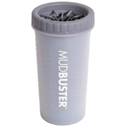 Dexas Popware For Pets MudBuster Portable Dog Paw Cleaner Light Gray