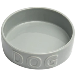Park Life Designs Classic Dog Bowl Grey