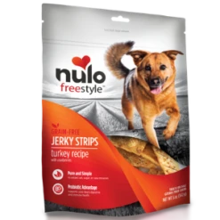 Nulo Freestyle Jerky Strips Turkey With Cranberries Dog Treat 5 Oz.