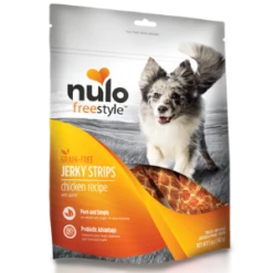 Nulo Freestyle Jerky Strips Chicken With Apples Dog Treat 5 Oz.