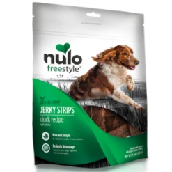 Nulo Freestyle Jerky Strips Duck With Plums Dog Treat 5 Oz.
