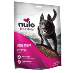 Nulo Freestyle Jerky Strips Beef With Coconut Dog Treat 5 Oz.