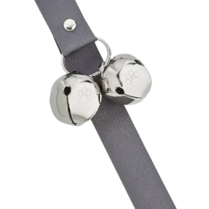 Poochie Pets PoochieBells® Dog Doorbells Solid Color Classic Pewter Gray 3 Poochie Pets PoochieBells® Dog Doorbells Solid Color Classic Pewter Gray