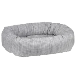 Bowsers Donut Dog Bed Chenille Glacier