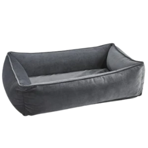 Bowsers Urban Lounger Dog Bed Microvelvet Ash 3 Bowsers Urban Lounger Dog Bed Microvelvet Ash