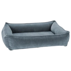 Bowsers Urban Lounger Dog Bed Microvelvet Mineral