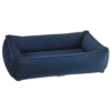 Bowsers Urban Lounger Dog Bed Microvelvet Navy