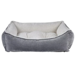 Bowsers Scoop Dog Bed Microvelvet Pumice