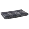 Bowsers Luxury Crate Mattress Microvelvet Greystone Tartan