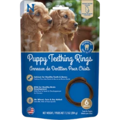 NPIC N-Bone Puppy Teething Ring In Peanut Butter