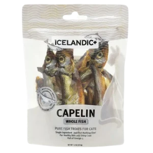 Icelandic+ Dehydrated Capelin Whole Fish For Cats, 1.5oz
