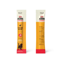 Acana Lickables Healthy Digestion Chicken Recipe Cat Treats, 2.5 Oz, 5 Count -Mutts And Co-us 4AcanaLickablesChickenRecipeCatTreats 2.5oz 5count