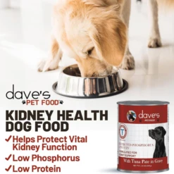 Dave's Pet Food Restricted Phosphorus & Kidney Support Tuna Dinner Canned Dog Food, 13.2-oz -Mutts And Co-us 4Dave sPetFoodRestrictedPhosphorus KidneySupportTunaDinnerCannedDogFood 13.2 oz