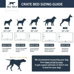 Tall Tails Dream Chaser Classic Dog Crate Bed Charcoal 10 Tall Tails Dream Chaser Classic Dog Crate Bed Charcoal -Mutts And Co-us 4TallTailsDreamChaserClassicDogCrateBedCharcoal