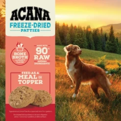 Acana Beef Recipe Patties Grain-Free Freeze-Dried Dog Food & Topper 14-oz 12 Acana Beef Recipe Patties Grain-Free Freeze-Dried Dog Food & Topper 14-oz -Mutts And Co-us 5AcanaBeefRecipePattiesGrain FreeFreeze DriedDogFood Topper14 oz