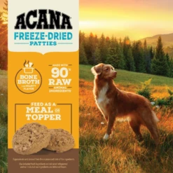 Acana Chicken Recipe Patties Grain-Free Freeze-Dried Dog Food & Topper 14-oz -Mutts And Co-us 5AcanaChickenRecipePattiesGrain FreeFreeze DriedDogFood Topper14 oz