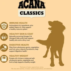Acana Classics Chicken & Barley Recipe Dry Dog Food -Mutts And Co-us 5AcanaClassicsChicken BarleyRecipeDryDogFood