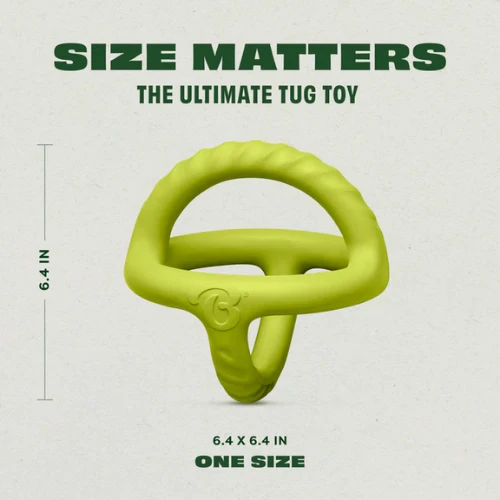 Benebone Bounce Natural Rubber Tug Dog Toy 4 Benebone Bounce Natural Rubber Tug Dog Toy - Image 2