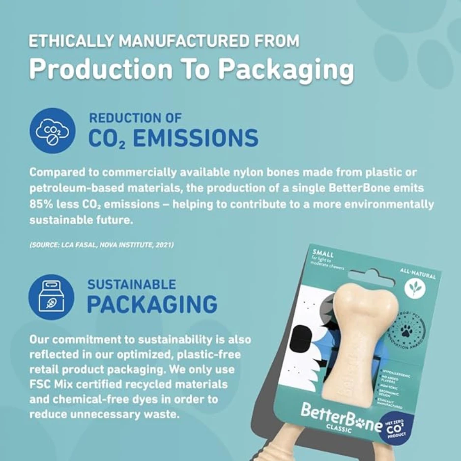 BetterBone Hard Density All-Natural Dog Toy Beef 7 BetterBone Hard Density All-Natural Dog Toy Beef - Image 5