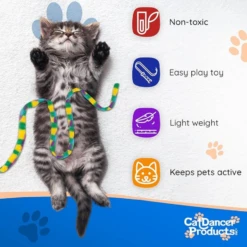 Cat Dancer Cat Charmer Cat Toy Assorted 12 Cat Dancer Cat Charmer Cat Toy Assorted -Mutts And Co-us 5CatDancerCatCharmer