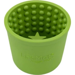 Innovative Pet Products Lickimat Yogie Mat Treat Dispenser Green For Dogs -Mutts And Co-us 5InnovativePetProductsLickimatSootherYogieMatTreatDispenserGreen