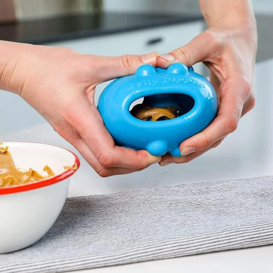 Jolly Pets Dipper Dog Toy Blue 7 Jolly Pets Dipper Dog Toy Blue - Image 5