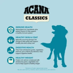 Acana Classics Salmon & Barley Recipe Dry Dog Food 15 Acana Classics Salmon & Barley Recipe Dry Dog Food -Mutts And Co-us 6AcanaClassicsSalmon BarleyRecipeDryDogFood