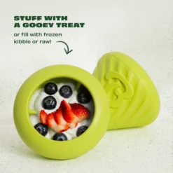 Benebone Bounce Natural Rubber Cone Enrichment Dog Toy -Mutts And Co-us 6BeneboneBounceNaturalRubberConeEnrichmentDogToy