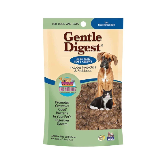 Ark Naturals Gentle Digest Dog & Cat Soft Chews 120ct 3 Ark Naturals Gentle Digest Dog & Cat Soft Chews 120ct
