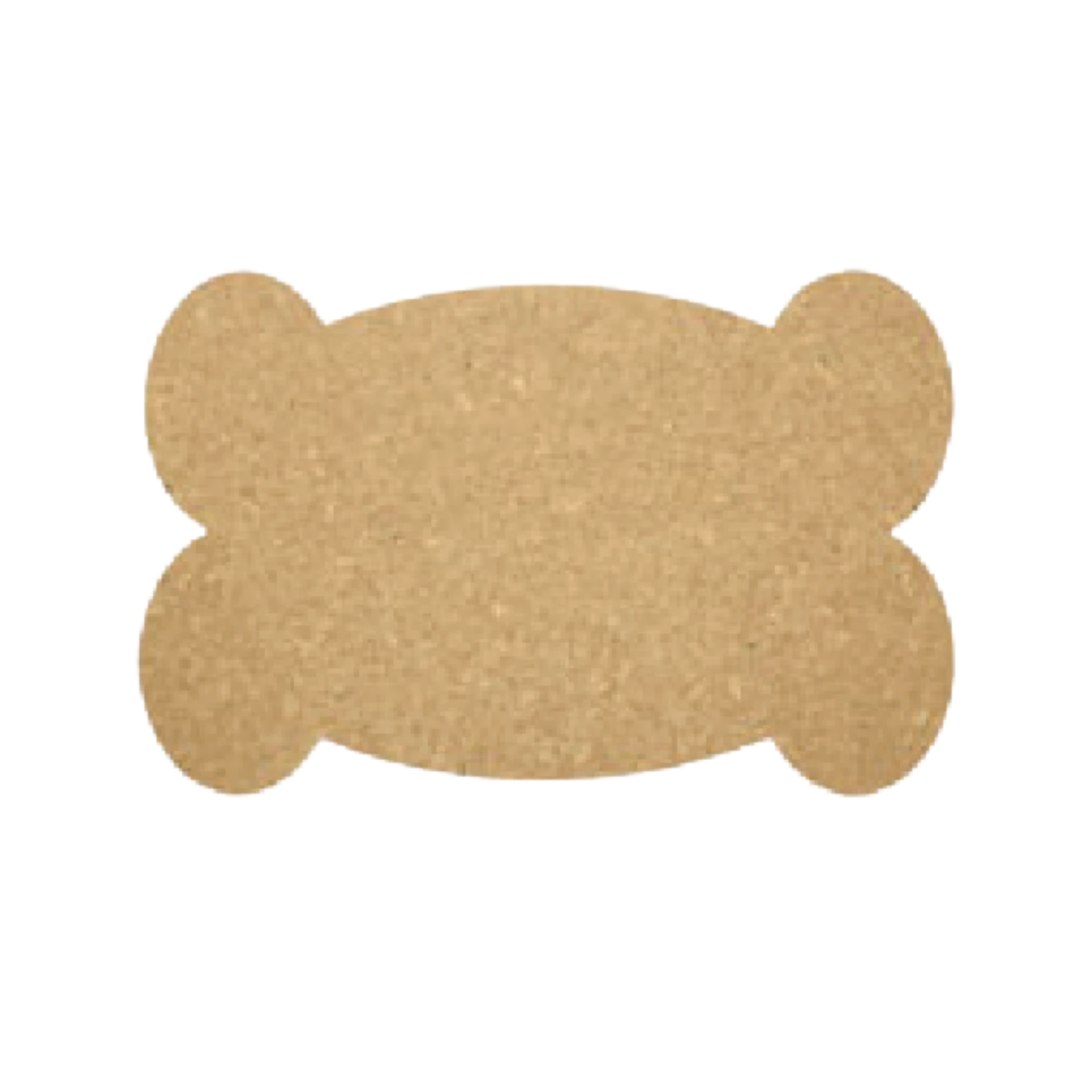 ORE Pet Recycled Rubber Natural Big Bone Placemat 3 ORE Pet Recycled Rubber Natural Big Bone Placemat