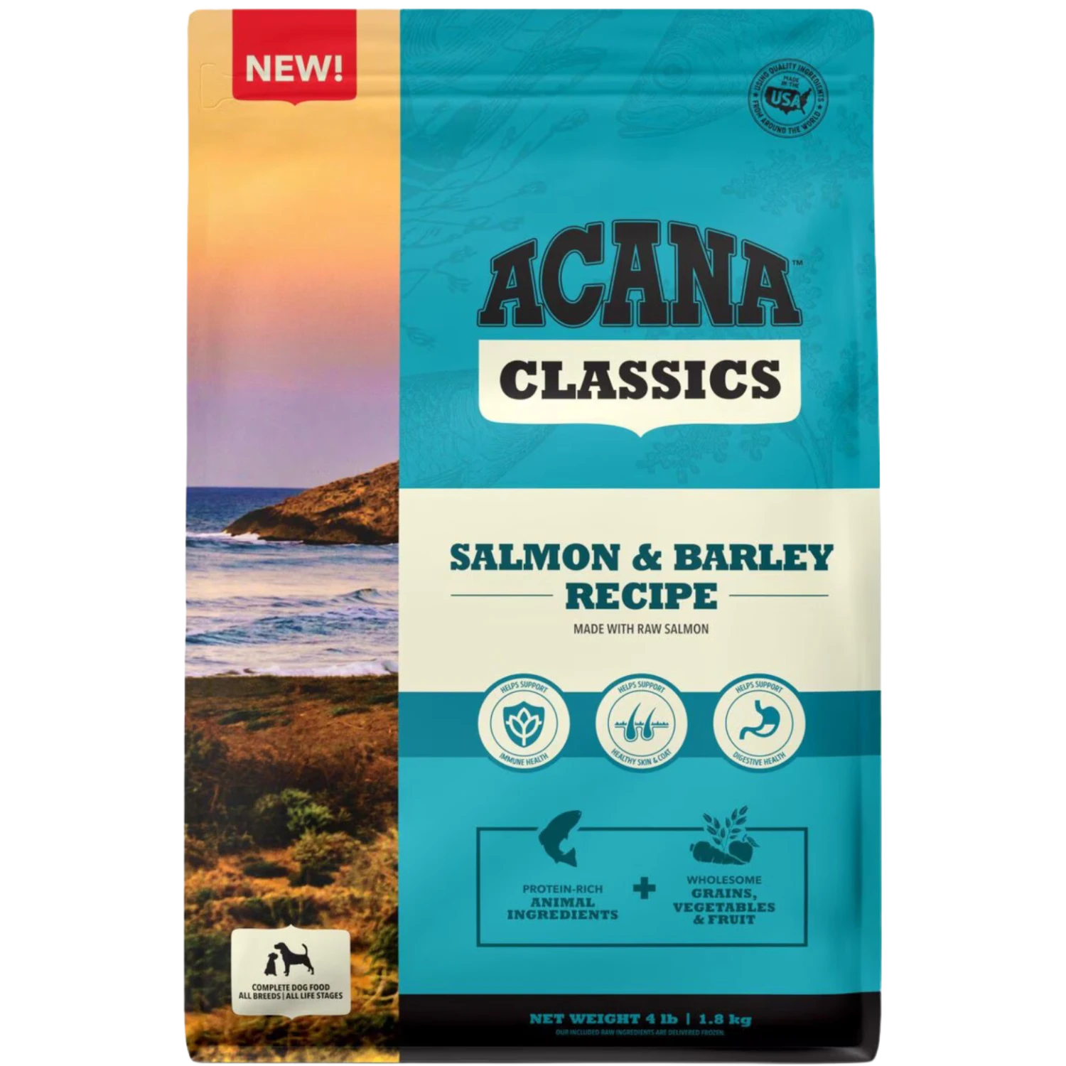 Acana Classics Salmon & Barley Recipe Dry Dog Food 3 Acana Classics Salmon & Barley Recipe Dry Dog Food