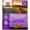 Acana Duck Recipe Patties Grain-Free Freeze-Dried Dog Food & Topper 14-oz