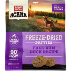 Acana Duck Recipe Patties Grain-Free Freeze-Dried Dog Food & Topper 14-oz