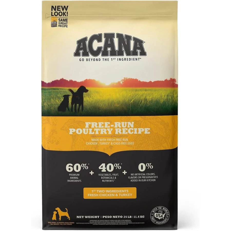 Acana Heritage Free-Run Poultry Grain-Free Dog Food 3 Acana Heritage Free-Run Poultry Grain-Free Dog Food