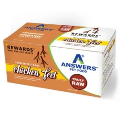 Answers Chicken Feet Dog Treats, 10 Ct