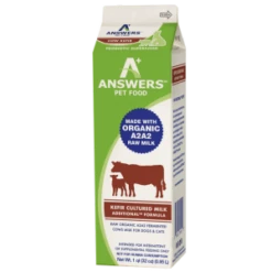 Answers Pet Food Raw Organic A2 Cows Milk Kefir, 1 Quart