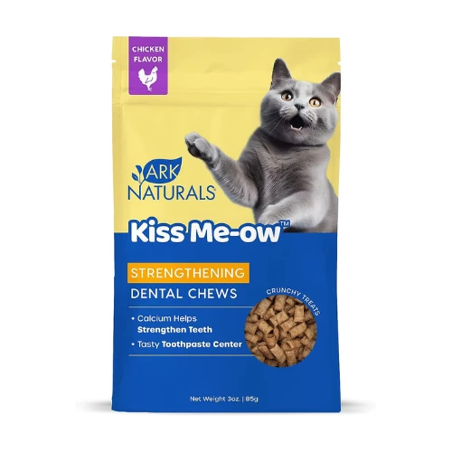 Ark Naturals Cat Dental Chews Kiss ME-OW Chicken Flavor Strengthening Cat Treats 3 Oz 3 Ark Naturals Cat Dental Chews Kiss ME-OW Chicken Flavor Strengthening Cat Treats 3 Oz
