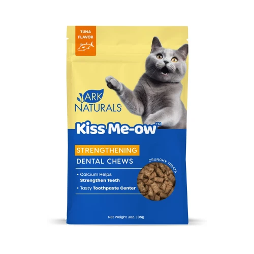 Ark Naturals Cat Dental Chews Kiss ME-OW Tuna Flavor Strengthening Cat Treats 3 Oz 3 Ark Naturals Cat Dental Chews Kiss ME-OW Tuna Flavor Strengthening Cat Treats 3 Oz